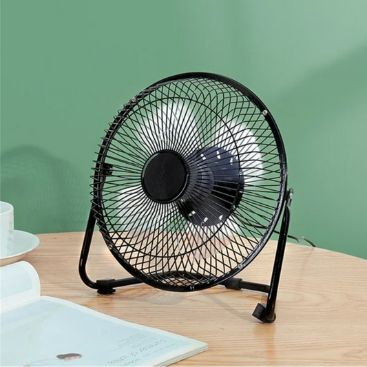 Mini Ventilador Usb Metalico Portatil