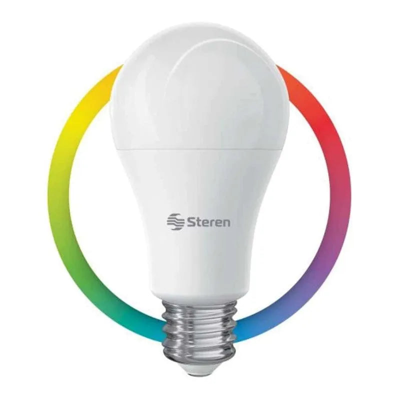 Foco LED Smart Wi-Fi RGB Multicolor de 10 W Steren SHOME-120
