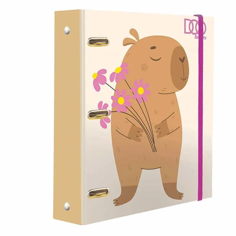 Carpeta con Argolla Tamaño Carta con 100 Hojas Cherry Diseños Surtidos Smarty Doo