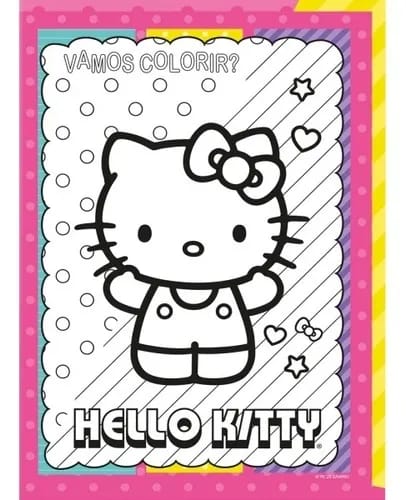 ✨ LIBRETA SANRIO HELLO KITTY MULTICOLOR 1 PZA 💗✨📖