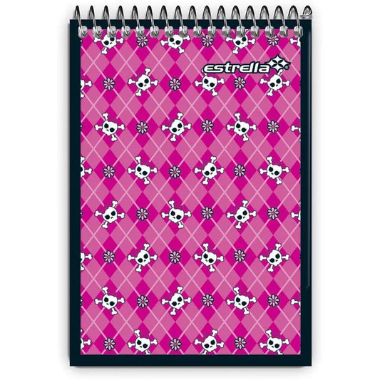 Libreta de Apuntes Bolsillo de Espiral con Post de 40 Hojas Estrella✨💕😊