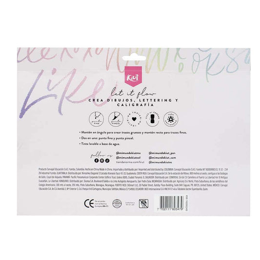 ✨😃Marcador Para Colorear Delgado Doble Punta Para Lettering Estuche✔💕✨👍😉