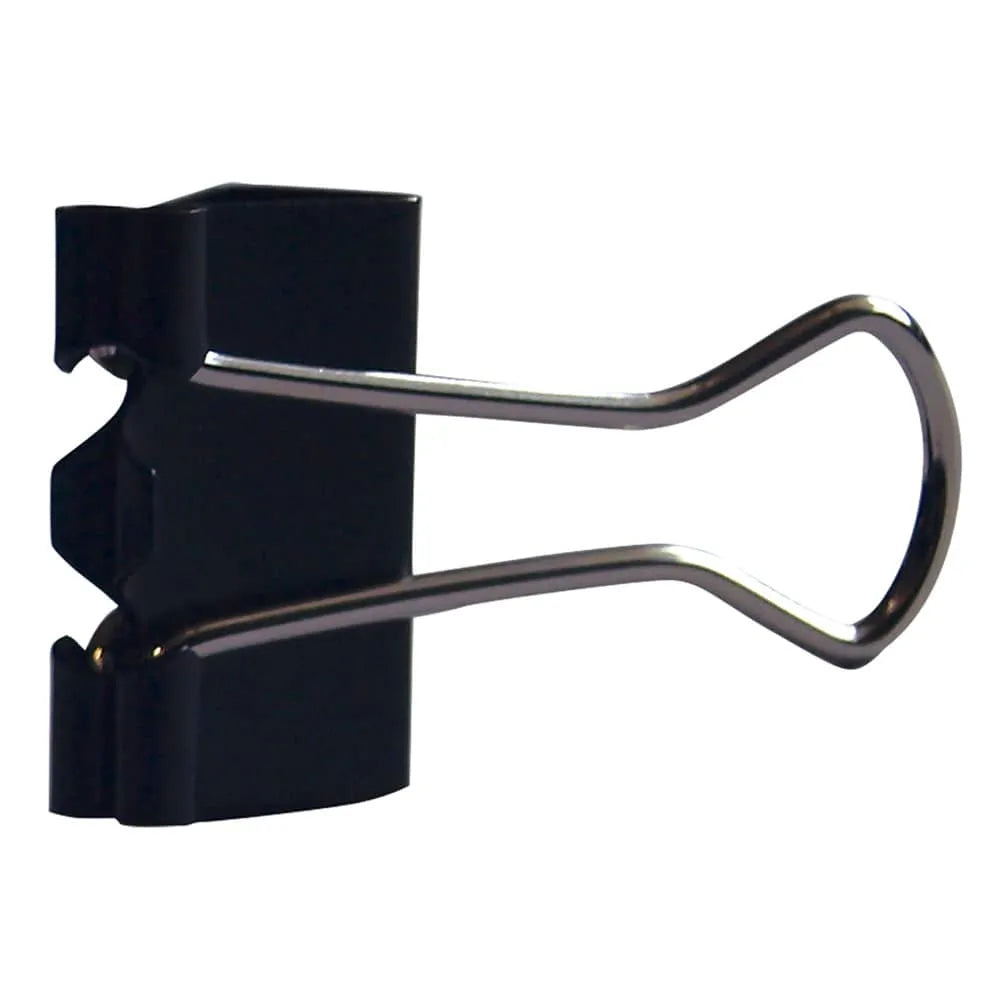 Agarrapapel de 19 mm Negro Caja con 12 Piezas Smart