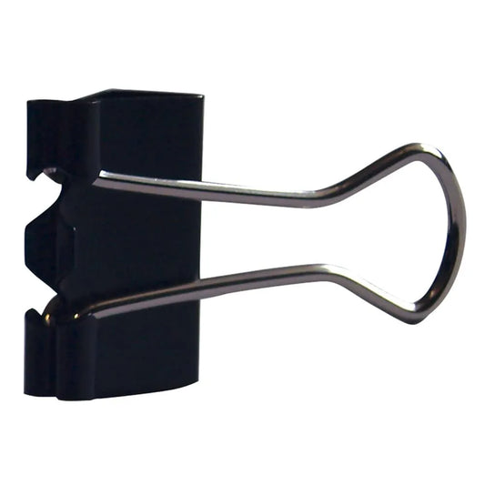 Agarrapapel de 19 mm Negro Caja con 12 Piezas Smart