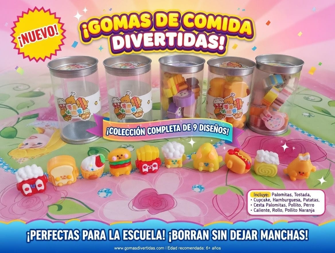 ✨GOMITAS KAWAII PARA BORRAR ✨😁🙌💗