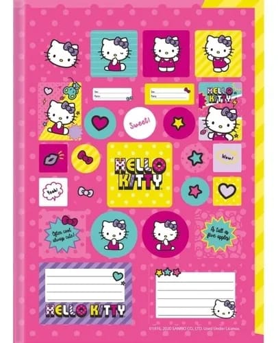 ✨ LIBRETA SANRIO HELLO KITTY  MULTICOLOR 1 PZA 💗✨📖